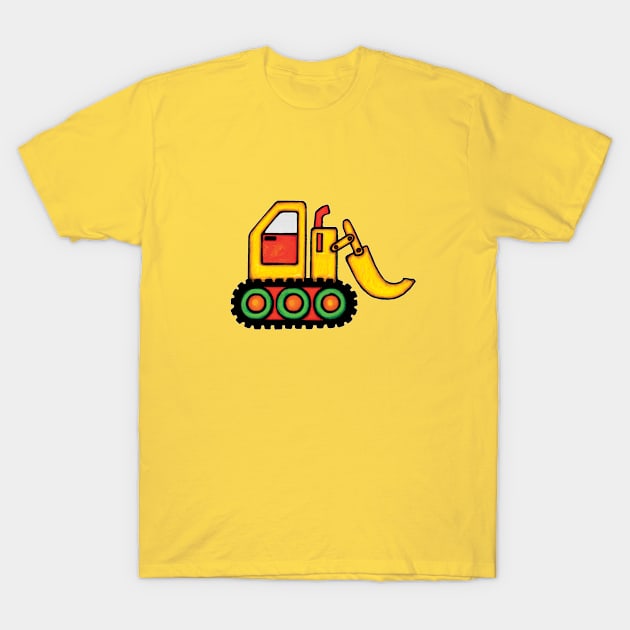 Front Loader Construction Toy T-Shirt by Parakeet Moon